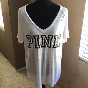 PINK VICTORIA’S SECRET LOUNGE TOP